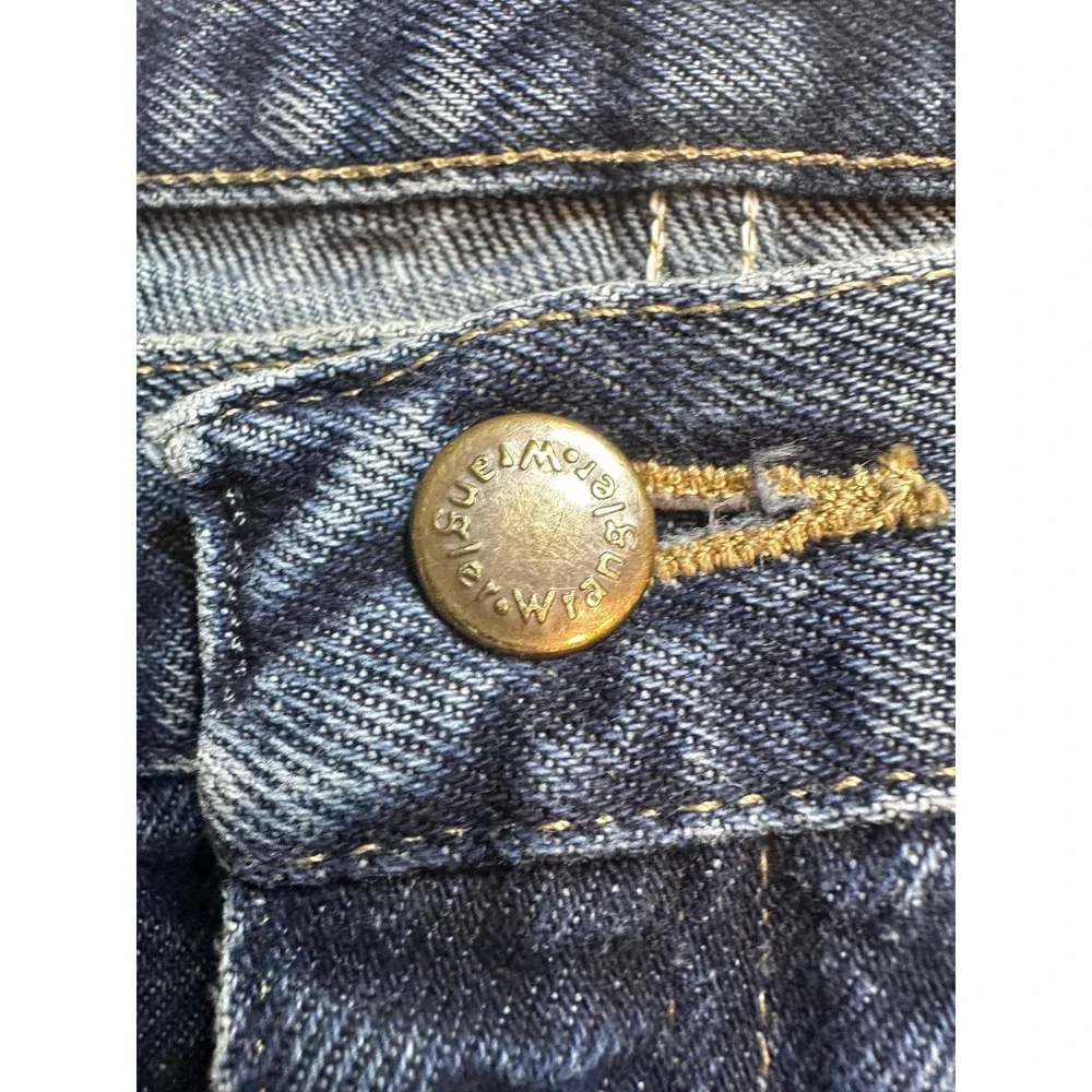 Wrangler Regular Fit‎ Jeans Mens 36x34 (35x32) Medium Wash Blue Denim 96501MR